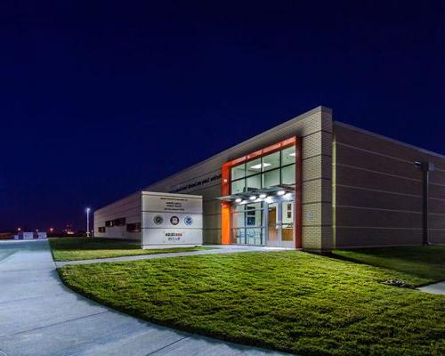 MSST Houston nighttime exterior