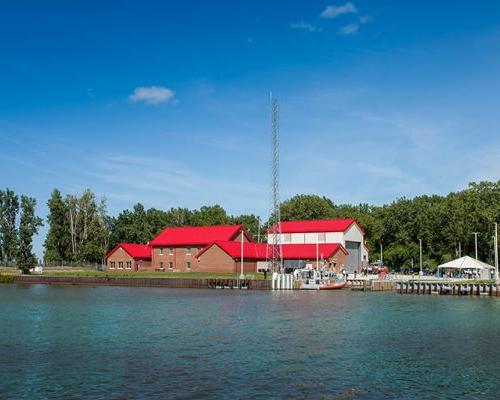 Waterfront at USCG Station Fairport