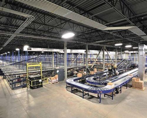 Interior operations area of Nike Distribution Center